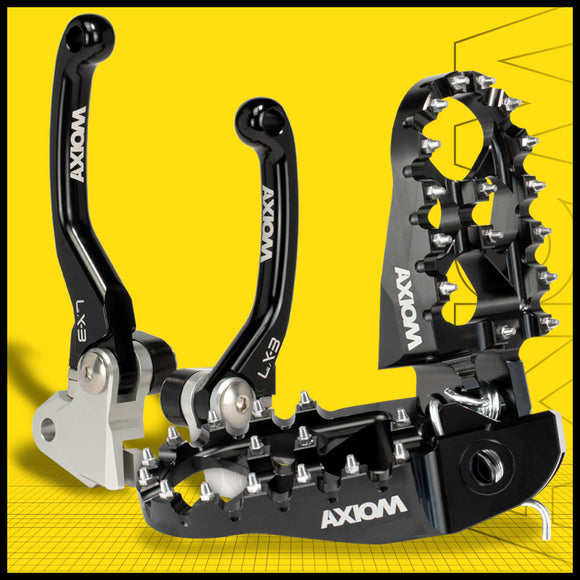 Axiom mx pivot levers   footpegs footer