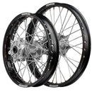 Axiom Suzuki DR650 1990-22 "Cush Drive" Black Rim / Silver Hub 21x1.85/18x2.50 Adventure Wheels-1