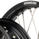Axiom KTM 1090-1190-1290 2014-24 "Cush Drive" Black Rim / Black Hub 21x1.85 / 18x2.50 Adventure Wheelset-3