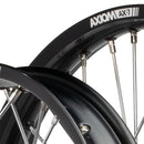 Axiom KTM / Husqvarna / Gas Gas 2003-24 "Cush Drive" Black Rim / Blue Hub 21x1.6/18x2.15 Complete Wheel Set-3
