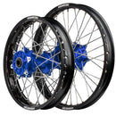 Axiom Yamaha WR250-450F 2019-24 "Cush Drive" Black Rim / Blue Hub 21x1.6/18x2.15 Complete Wheel Set-1