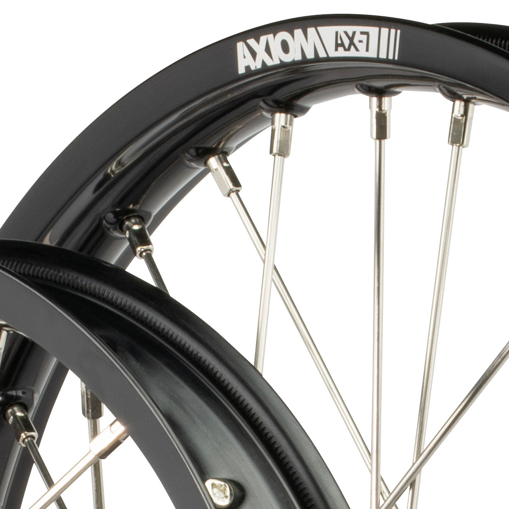 Axiom Yamaha / Suzuki YZ/RM85 1993-24  SW Black Rim / Black Hub 17x1.4/14x1.60 Complete Wheel Set