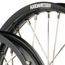 Axiom Yamaha / Suzuki YZ85/RM85 1993-24 BW Black Rim / Black Hub 19x1.4/17x1.85 Flat Track Wheel Set-3