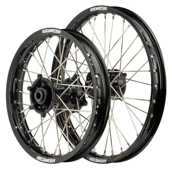 Axiom 2025 KTM 85 SX / Husqvarna TC85  / Gas Gas MC85 Big Wheel 19x1.6/16x1.85 Black/Black Wheel Set
