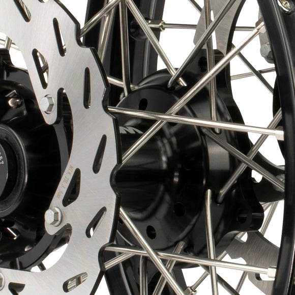 Axiom Yamaha YZ85 2002-24 BW Black Rim / Black Hub 19x1.6/16x1.85 Wheel Set with Discs