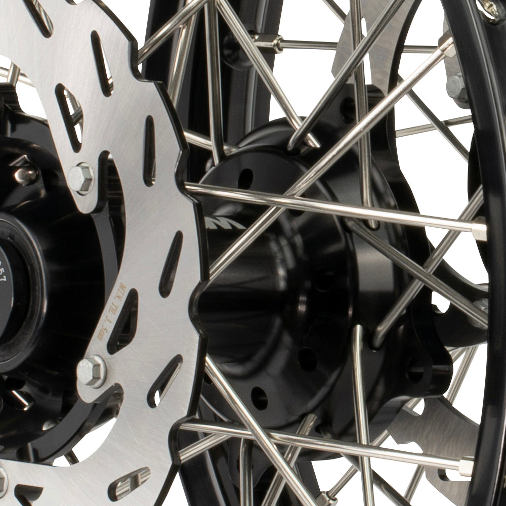 Axiom Wheel Kit 2025 KTM 85 SX / Husqvarna TC85 / Gas Gas MC85 19x1.6/16x1.85 Black/Black With Discs
