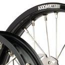 Axiom Suzuki RM85 2005-24  SW Black Rim / Black Hub 17x1.4/14x1.60 Wheel Set with Discs-4