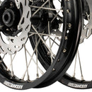 Axiom Suzuki RM85 2005-24  SW Black Rim / Black Hub 17x1.4/14x1.60 Wheel Set with Discs-6