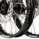 Axiom Yamaha YZ85 2002-24  SW Black Rim / Black Hub 17x1.4/14x1.60 Wheel Set with Discs-5