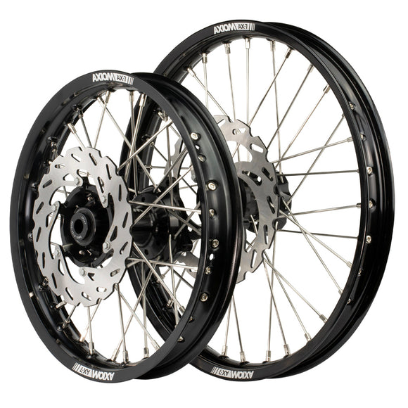 Axiom Wheel Kit 2025 KTM 85 SX / Husqvarna TC85  / Gas Gas MC85 Small 17x1.4/14x1.6 Black/Black With Discs
