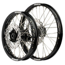 Axiom KTM 65SX / Hqva TC65  / Gas Gas MC65 2023-24 14x1.6/12x1.6 Black/Black Wheel Kit with Discs-1