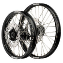 Axiom Suzuki RM85 2005-24  SW Black Rim / Black Hub 17x1.4/14x1.60 Wheel Set with Discs-1