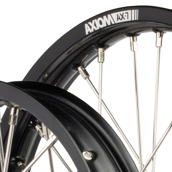 Axiom 2025 KTM 85 SX / Husqvarna TC85  / Gas Gas MC85 Big Wheel 19x1.6/16x1.85 Black/Blue Wheel Set