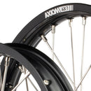 Axiom Yamaha / Suzuki YZ85/RM85 1993-24 BW Black Rim / Blue Hub 19x1.4/17x1.85 Flat Track Wheel Set-3
