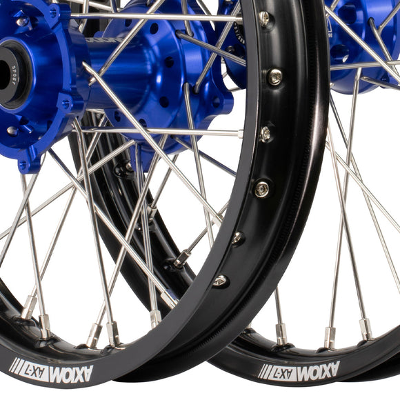 Axiom 2025 KTM 85 SX / Husqvarna TC85  / Gas Gas MC85 Big Wheel 19x1.6/16x1.85 Black/Blue Wheel Set