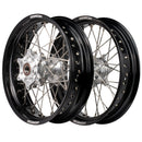 Axiom KTM / Husqvarna / GasGas "Cush Drive" Black Rim / Silver Hub 17x3.5/17x4.25 Supermoto Wheels-1
