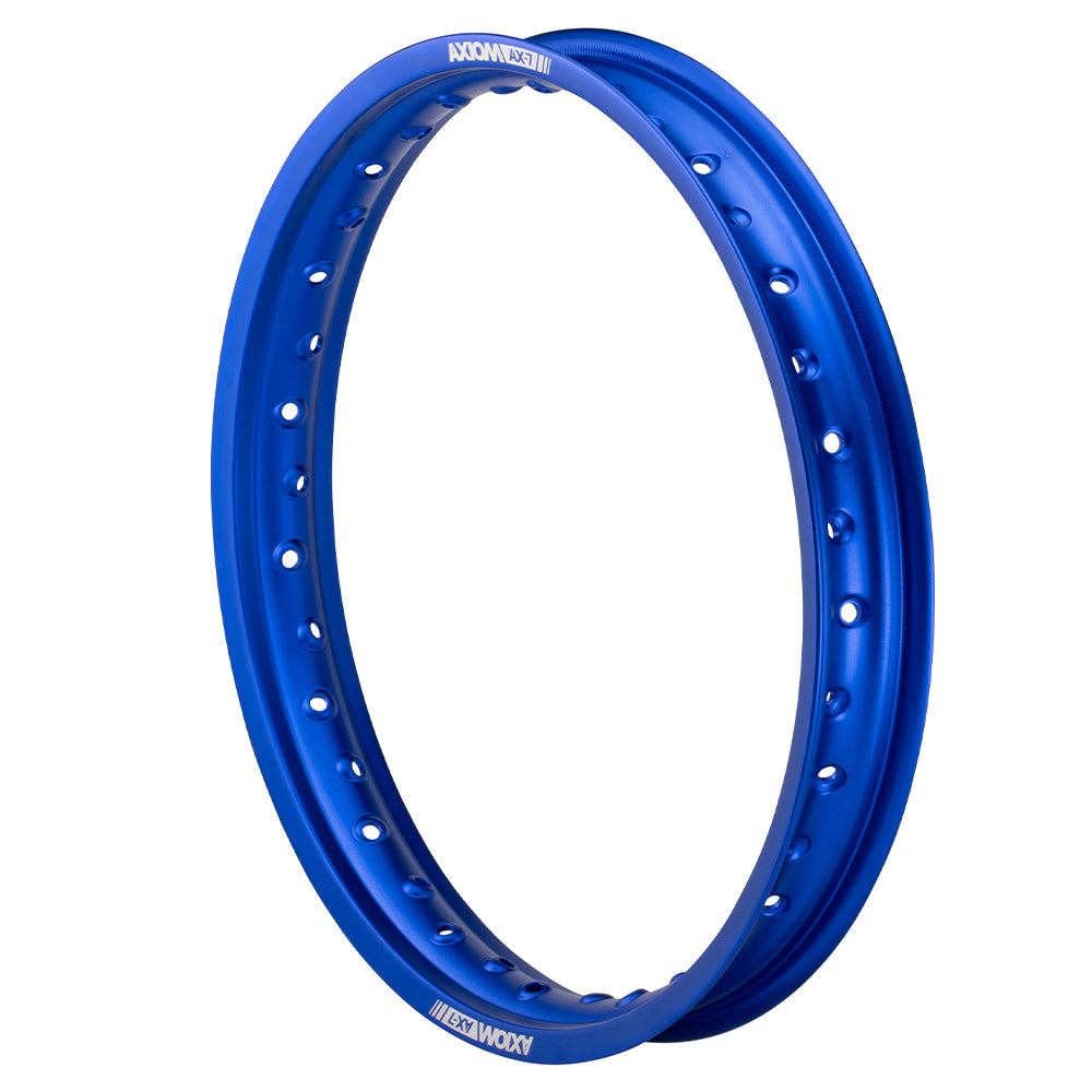 Blue Square Rim Axiom AX7 Blue 18-2.15 36h Rear Rim | Axiom Moto-X