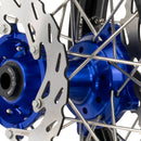Axiom KTM 85SX 2011-15 / Husqvarna TC85 2014-15 SW Black Rim / Blue Hub 17x1.4/14x1.60 Wheel Set with Discs-3