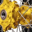 Axiom Suzuki DR650 1990-22 "Cush Drive" Black Rim / Gold Hub 17x3.5/4.25 Supermoto Wheels-2