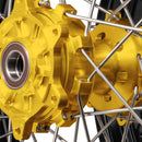 Axiom Suzuki DRZ400E 2000-24 "Cush Drive" Black Rim / Gold Hub / Black NIpples 17x3.5/4.25 Supermoto Wheels-3