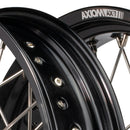Axiom Suzuki DR650 1990-22 "Cush Drive" Black Rim / Gold Hub 17x3.5/4.25 Supermoto Wheels-3