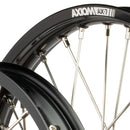 Axiom KTM / Husqvarna / Gas Gas 85cc SW 2021-24 Black Rim / Red Hub 17x1.4/14x1.60 Complete Wheel Set-3