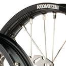 Axiom Wheel Kit 2025 KTM 85 SX / Husqvarna TC85 / Gas Gas MC85 19x1.6/16x1.85 Black/Red With Discs-4