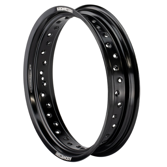 Axiom AX7 Black 17-3.50-36h - Front Rim