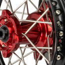 Axiom KTM / Husqvarna / Gas Gas 50cc 2014-23 Black Rim / Red Hub 12x1.6/10x1.6 Complete Wheel set-3