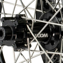 Axiom KTM / Husqvarna / Gas Gas 65cc 2012-24 Black Rim / Black Hub  14x1.6/12x1.6 Complete Wheel Set-3