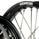 Axiom Yamaha YZ65 2018-24 Black Rim / Black Hub 14x1.6/12x1.6 Complete Wheel Set-3