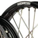 Axiom KTM / Husqvarna / Gas Gas 65cc 2012-24 Black Rim / Red Hub  14x1.6/12x1.6 Complete Wheel Set-4
