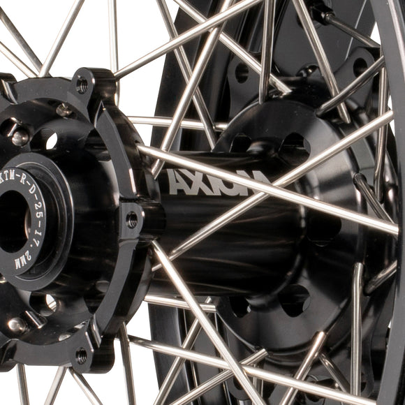Axiom Yamaha WR250-450F 2019-2024 Black Rim / Black Hub / Black Nipples 17x.3.5/17x4.25 Supermoto Wheels