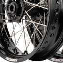 Axiom Yamaha WR250-450F 2019-2024 Black Rim / Black Hub / Black Nipples 17x.3.5/17x4.25 Supermoto Wheels-4