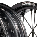 Axiom KTM / Husqvarna / Gas Gas 2003-24 Black Rim / Black Hub / Black Spokes / Black Nipples 17x.3.5/17x4.25 Supermoto Wheels-3