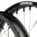Axiom Suzuki RMZ250-450 2007-24 Black Rim / Black Hub / Black Nipples 21x1.6/19x2.15 Complete Wheel Set-3