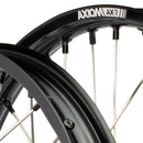 Axiom KTM / Husqvarna / Gas Gas 2003-24 Black Rim / Black Hub 19x2.15/19x2.50 Flat Track Wheel Set-3