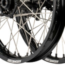 Axiom Suzuki RMZ250-450 2007-24 Black Rim / Black Hub / Black Nipples 21x1.6/19x2.15 Complete Wheel Set-4