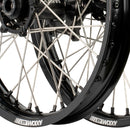 Axiom KTM / Husqvarna / Gas Gas 2003-24 Black Rim / Black Hub 19x2.15/19x2.50 Flat Track Wheel Set-4