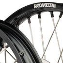 Axiom Kawasaki KLX450 2007-24 Black Rim / Black Hub / Black Nipples 21x1.6/18x2.15 Wheel Set with Discs-4