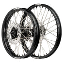 Axiom KTM 125-530 EXC-EXC-F 2003-24 Black Rim / Black Hub / Black Nipples 21x1.6/18x2.15 Wheel Set with Discs-1
