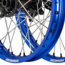 Axiom Yamaha WR250-450F 2019-24 Blue Rim / Black Hub / Black Nipples 21x1.6/18x2.15 Complete Wheel Set-4