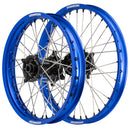 Axiom Suzuki DRZ400E 2000-24 Blue Rim / Black Hub / Black Nipples 21x1.6/18x2.15 Complete Wheel Set-1