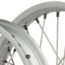 Axiom Kawasaki KX-KXF 2006-24 Silver Rim / Black Hub / Black Nipples 21x1.6/19x2.15 Complete Wheel Set-3