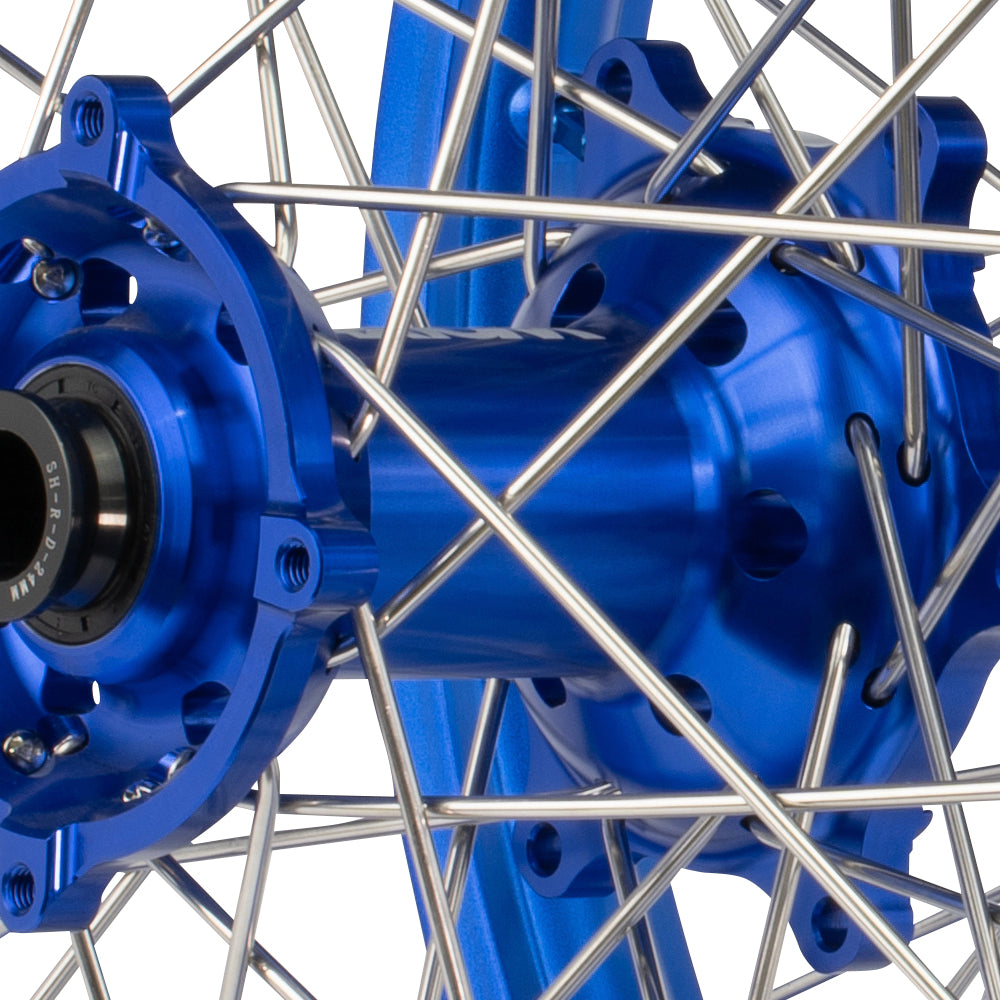 Axiom Yamaha WR250-450F 2003-18 Blue Rim / Blue Hub / Blue Nipples 21x1.6/18x2.15 Complete Wheel Set