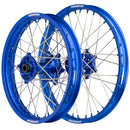 Axiom Yamaha YZ-YZF 2009-24  Blue Rim / Blue Hub / Blue Nipples 21x1.6/18x2.15 Complete Wheel Set-1