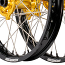 Axiom Honda CRF250-450R 2014-24 Black Rim / Gold Hub 19x2.15/19x2.50 Flat Track Wheel Set-4