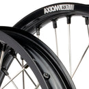 Axiom Kawasaki KX-KXF 2006-24 Black Rim / Green Hub / Black Nipples 21x1.6/18x2.15 Complete Wheel Set-3