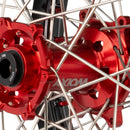Axiom Honda CRF250-450X 2004-17 Black Rim / Red Hub / Red Nipples 21x1.6/18x2.15 Complete Wheel Set-2