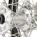 Axiom Yamaha / Suzuki YZ/RM85 1993-24  SW Black Rim / Silver Hub 17x1.4/14x1.60 Complete Wheel Set-2